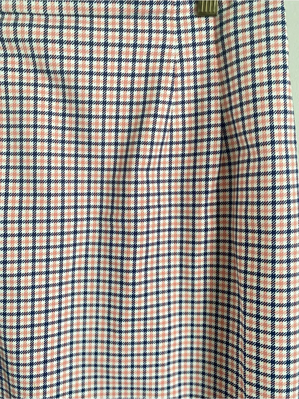 Boden Pencil Skirt 8R Checked Plaid Feminine Classy Chic Preppy Teacher Coquette